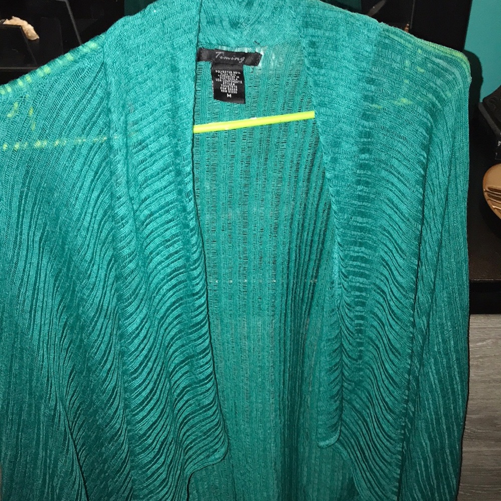 Green/blue sweater